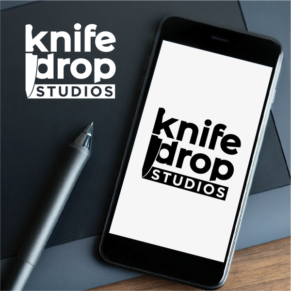 Diseño de Nuha alisha titulado "falling knife logo"