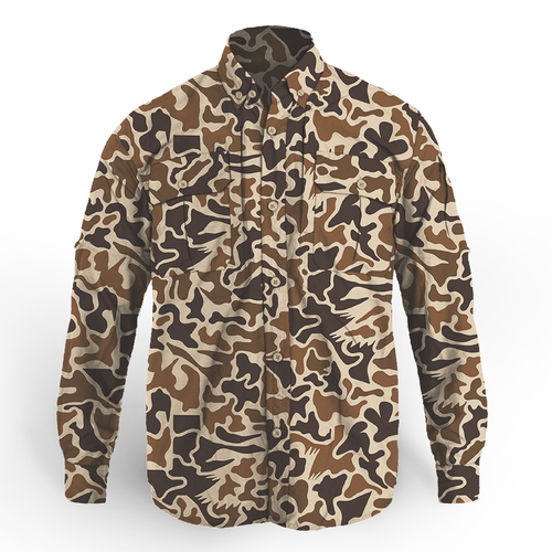 Old School Camo pattern design Design réalisé par m@nsya