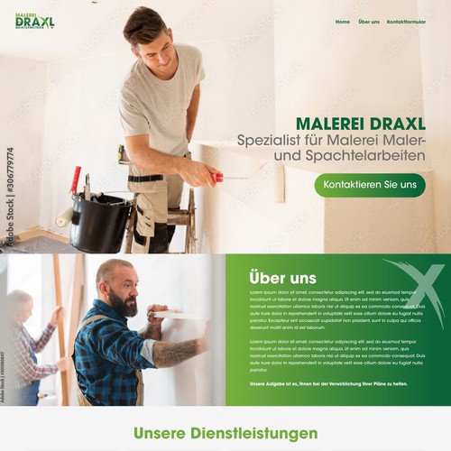 Web page design contest entry by Waljak | Studio