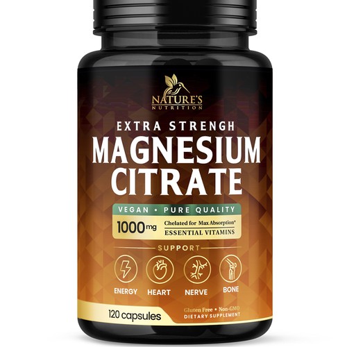 Premium Magnesium Citrate Design needed for Nature's Nutrition Design by Davi Giolo ★