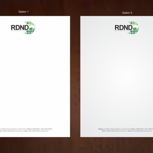 RDND needs a new stationery Design by Dogar Bros