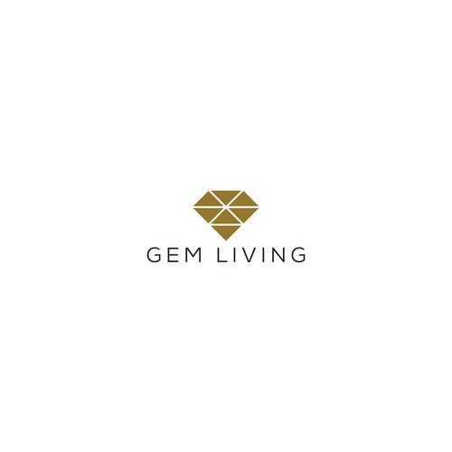 Geometrical, minimalist, modern brand design for Gem Living Design by Mittpro™ ☑