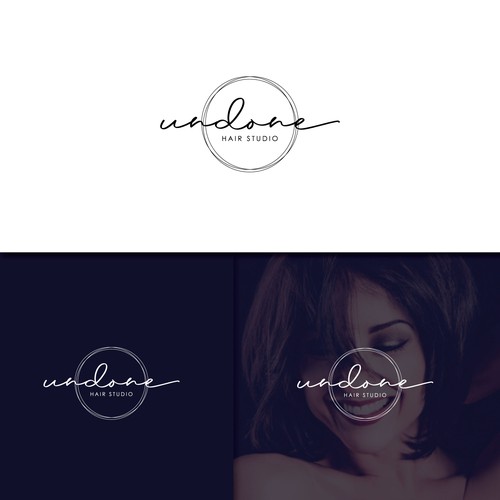 Luxury Hair Salon Logo and business card design Ontwerp door Web Hub Solution