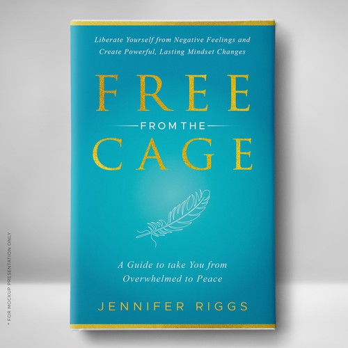 Free From the Cage book cover--Self help/emotional freedom Design by Klassic Designs