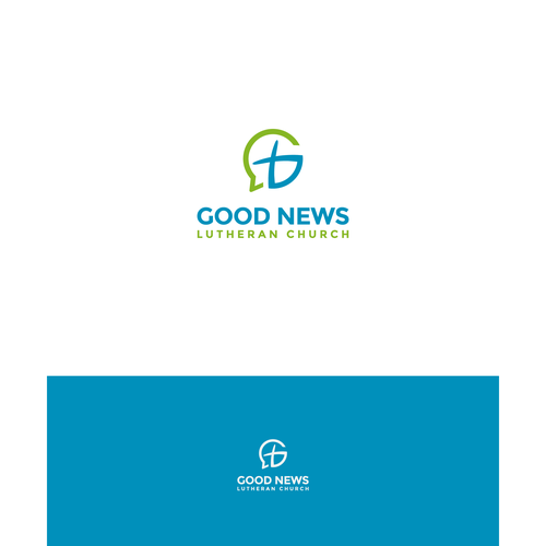 Good News Church Logo Diseño de Hello :Design