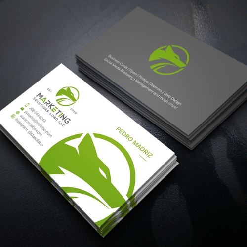 Marketing Solutions Business Card Design Design by Xclusive16