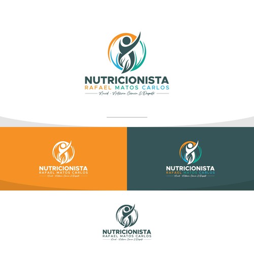 Logo/Identidade Visual para Nutricionista, investigador e atleta Design by Esui Studio