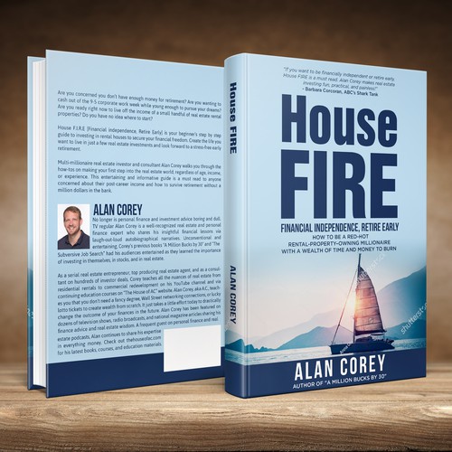 Eye-catching BOOK COVER with REAL ESTATE and EARLY RETIREMENT focus Design by FalahStudio