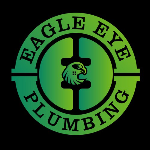 Eye catching and very marketable logo for plumbing company. The company name is Eagle Eye Plumbing Design by Anirban Giri