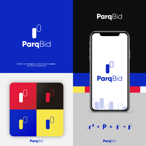 Powerful new Logo Design for team workflow tool to communicate with vendors. Design by adrianpdesigns