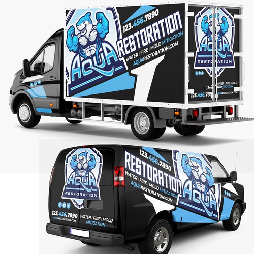 Sharp van wraps Design by Nick T.