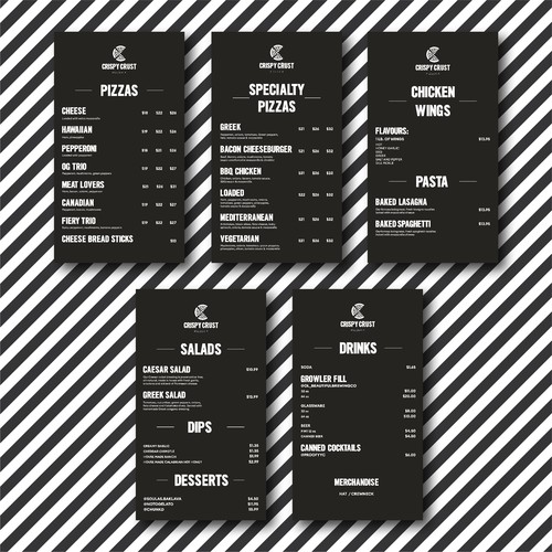 Menu Boards Ontwerp door Mad Design Republic