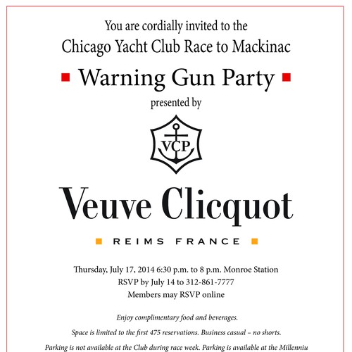 yacht club invitation