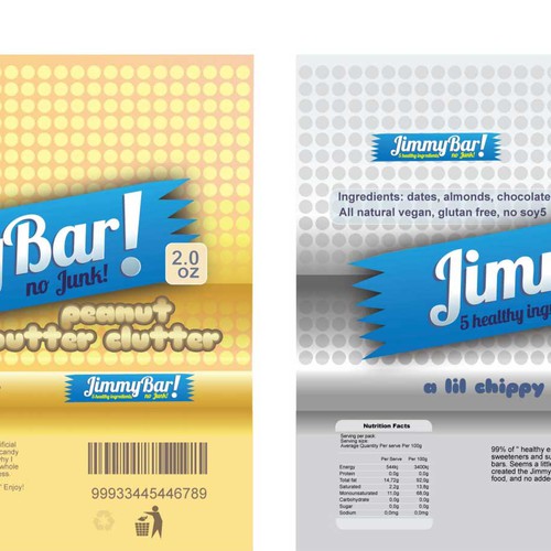 JimmyBar! needs a new product label Diseño de Dimadesign