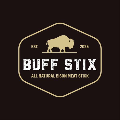 Buff Stix...Lean, Delicious, Buffalo Strong. Design by Studio 135+