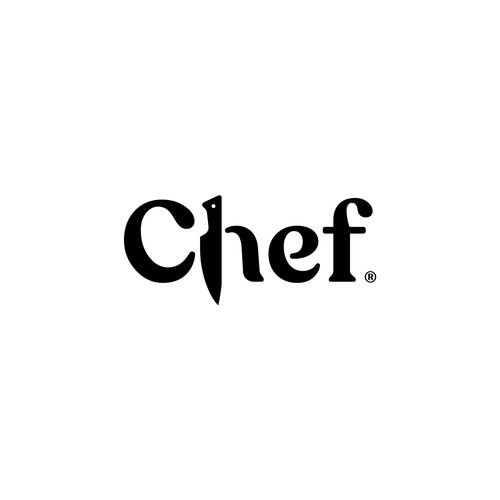 "CHEF": Food & Cooking Social Media Logo Design by k a r a