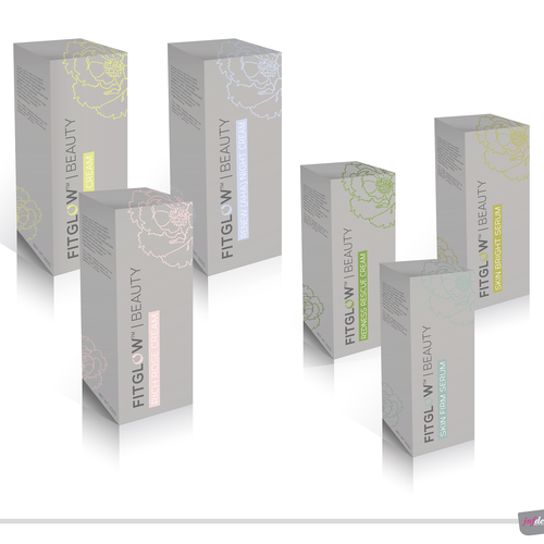 Cool Cosmetic Packaging For Fitglow Product Packaging Contest 99designs