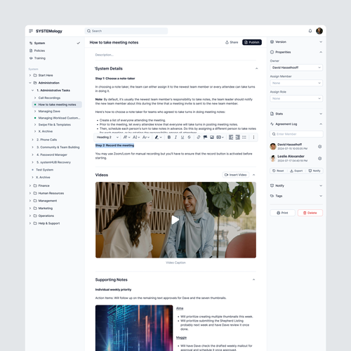 Redesign of SaaS UI Design by It's My Design