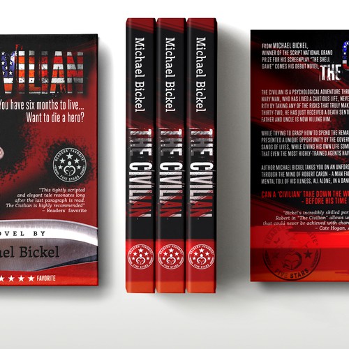 An ICONIC looking book cover for a 5 star reviewed manuscript Design by Levro