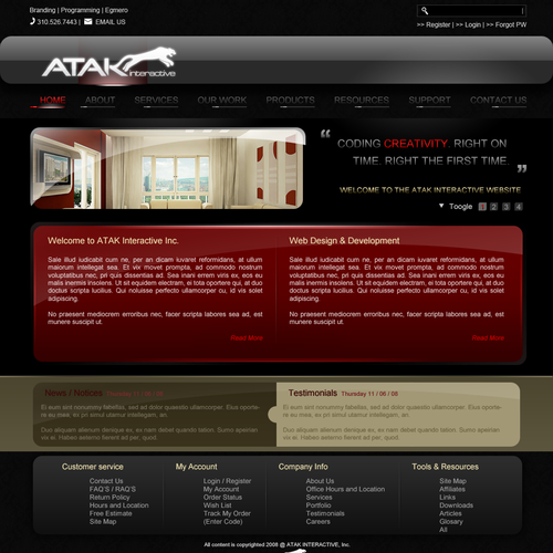 Interactive Services Agency Web Redesign - Award Winner Wanted Design by Noem9 Studio