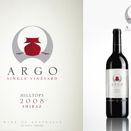 Sophisticated new wine label for premium brand Design von scottrogers80