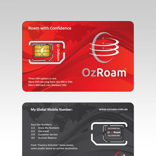Next Generation Mobile Phone SIM Card Design Design by prim