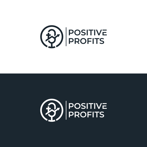 Positive Profits Logo Diseño de mojolegi