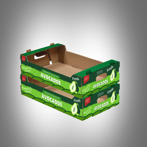 Avocado export box design Design by bn82design