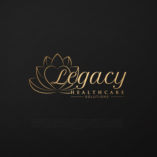 Elegant Professional Healthcare Staffing Logo (female owned) Design by .MyArt.