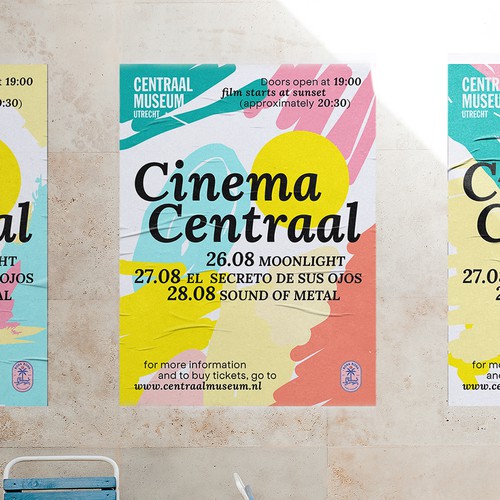 Fun Colorful And Laid Back Poster For Open Air Cinema In The Netherlands Poster Contest 99designs