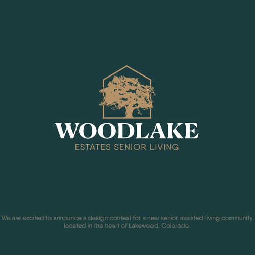 Create an Iconic Logo for Our Senior Living Community - Woodlake Estates Senior Living Design by LOLIALOVAdesign