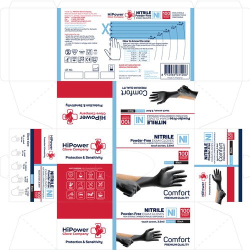 Design Retail Box for Glove Company Industrial, Sleek, Eye Catching Design by Luzentti Design ⭐️