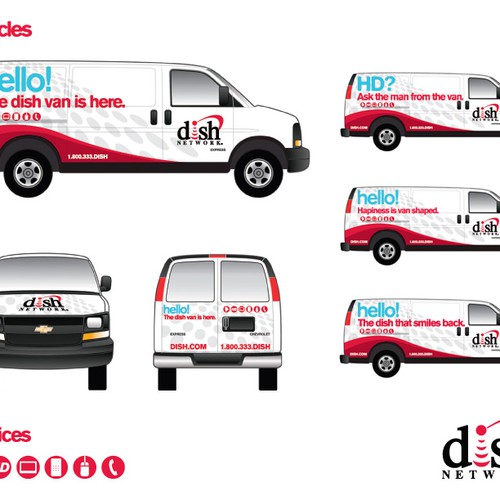 V&S 002 ~ REDESIGN THE DISH NETWORK INSTALLATION FLEET デザイン by Pac001