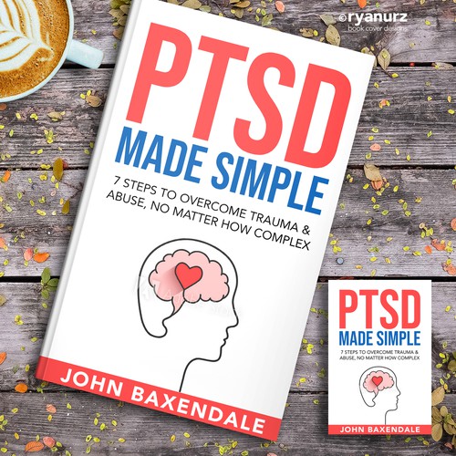 We need a powerful standout PTSD book cover Diseño de ryanurz