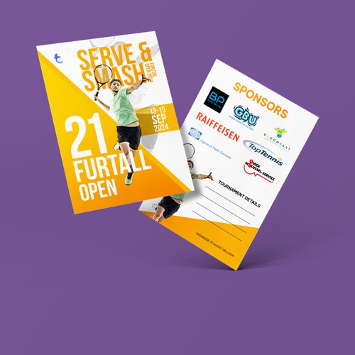 Aces & Action: Cool Flyer for a Tennis Tournament Design by denandapr