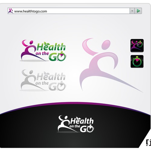 Go crazy and create the next logo for Health on the Go. Think outside the square and be adventurous! Design by jn7_85