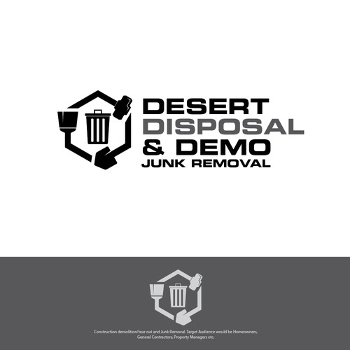 JUNK REMOVAL/DEMOLITION LOGO Design by pianpao