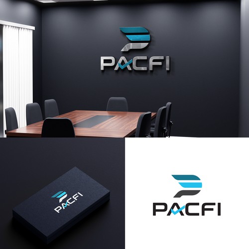 PacFi - Logo-ontwerp door t y p e s t d