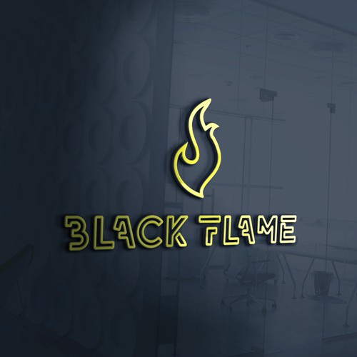 Cool, masculine Logo for company name „Black Flame” Design von Arman_k