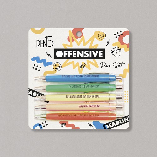 PEN15 pens need Blister Packaging! Design réalisé par PolinaShee