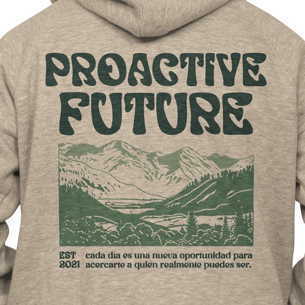 Design by Franstyas titled "Hoodie with minimalist and modern design in the back"