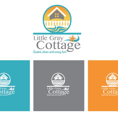 Create a logo for Little Gray Cottage, a beach vacation rental home. Design by Shannon C.