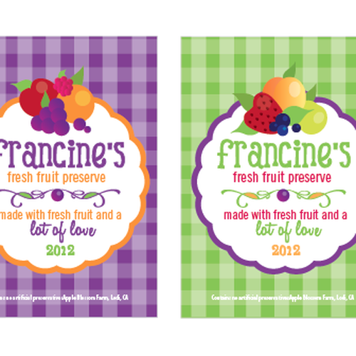 Love Jam? Live for fruity preserves? Design a Jam Label. デザイン by PrettynPunk