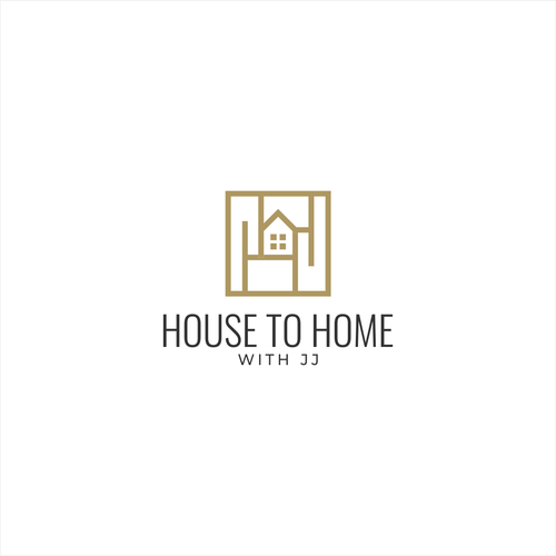 コンペ「"House to Home with JJ" REAL ESTATE AGENT LOGO!!」のデザイン by merceniaさん 