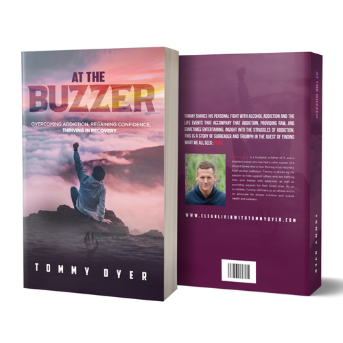 Book cover for inspirational, comeback story out of addiction into recovery! Design by rulasic