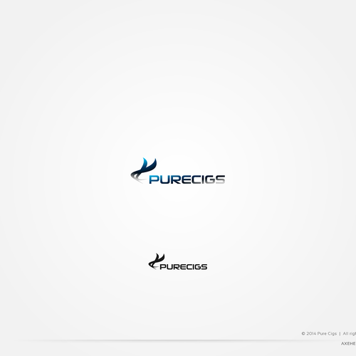 Create an updated logo design for PURE CIGS Design by axehead