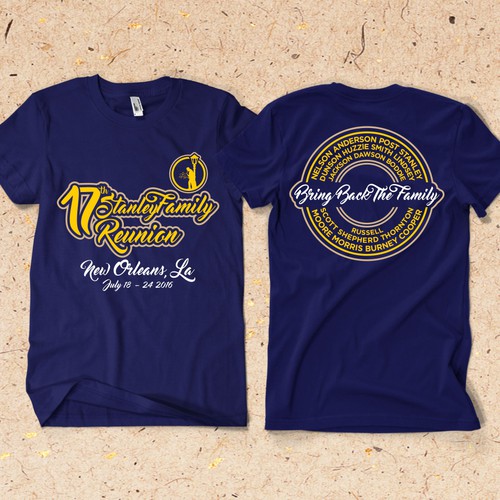 Create a stunning Family Reunion shirt for New Orleans!! | T-shirt contest