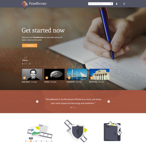 Show the world the most important personal knowledge base of all time Design by Mark Calvin