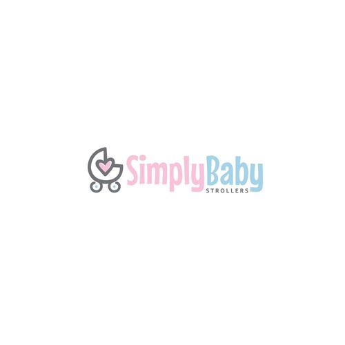 Whimsical Logo Needed For Online Baby Stroller Store Logo Design