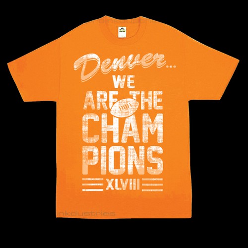 Super bowl champions t-shirts logo for denver broncos | T